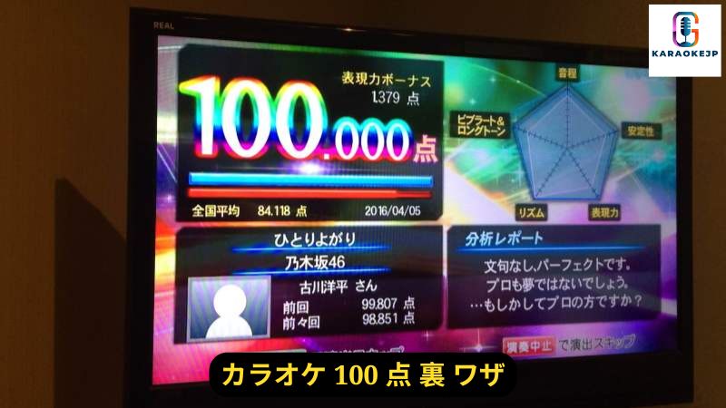 カラオケ 100 点 裏 ワザ